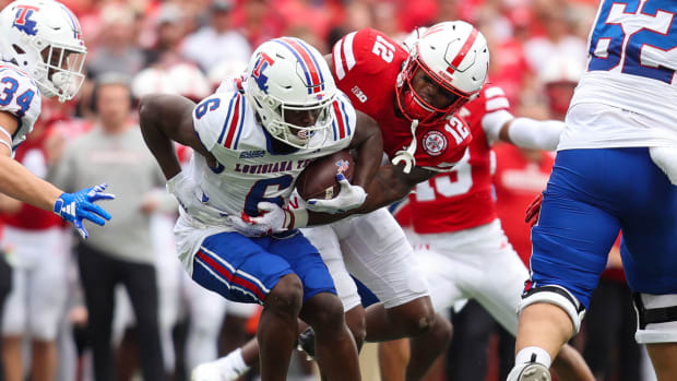 Brown Omar Brown 2023 Nebraska football vs Louisiana Tech